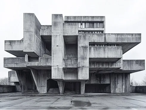 Brutalist building